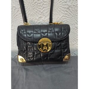 Metrocity Crossbody Bag Women Mini Black Good Quilted Leather Gold Hardware